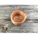 Petite tasse kuksa Owe 95 ml tasse en chêne rouge pour Ristretto, Espresso, Dopio, whiskey et autres spiritueux